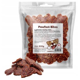 PAWFECT BITES przysmaki dla psa serduszka z kaczką i ryżem 500g