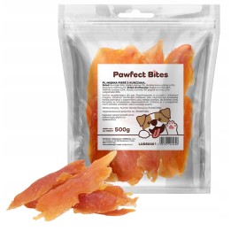 PAWFECT BITES przysmaki dla psa miękka pierś z kurczaka 500g