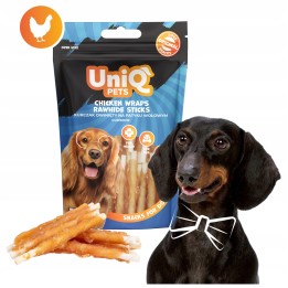 Pałeczki dla psa kurczak z wołowiną 250g Uniq Pets