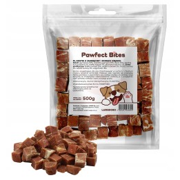 PAWFECT BITES miękkie przysmaki smaczki jagnięcina i dorsz 500g