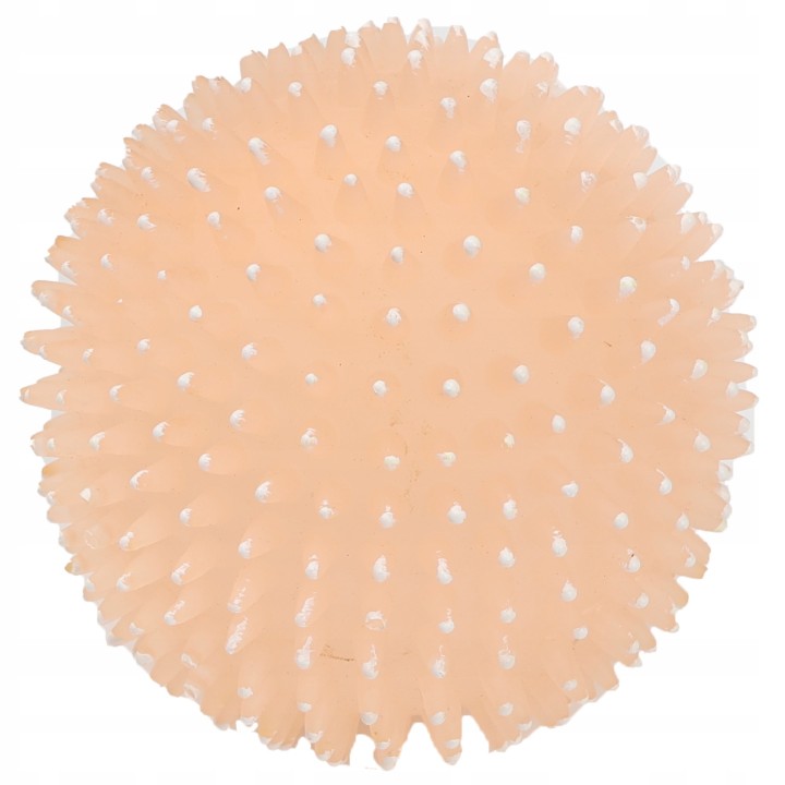 UNIQ PETS zabawka dla psa winylowa piłka z kolcami fluorescencyjna 9cm