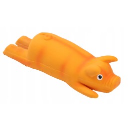 UNIQ PETS zabawka dla psa lateksowa świnka z piszczałką 13cm