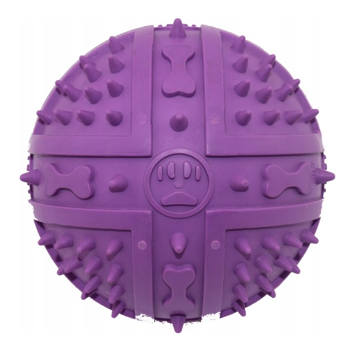 UNIQ PETS ZABAWKA DLA PSA SQUEAKIES piłka z kolcami i piszczałką o zapachu wanilii 9cm