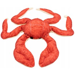 UNIQ PETS ZABAWKA SQUEAKIES Czerwony krab z piszczałką 40×35×4cm