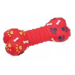 UNIQ PETS Zabawka dla psa SQUEAKIES kość w łapki z piszczałką