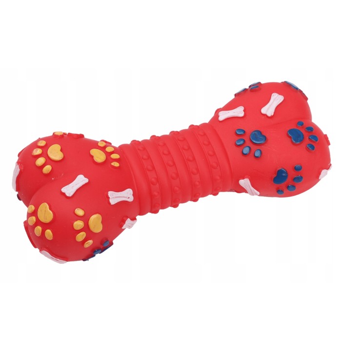 UNIQ PETS Zabawka dla psa SQUEAKIES kość w łapki z piszczałką