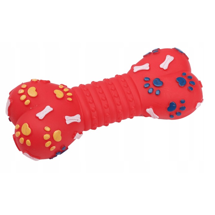 UNIQ PETS Zabawka dla psa SQUEAKIES kość w łapki z piszczałką