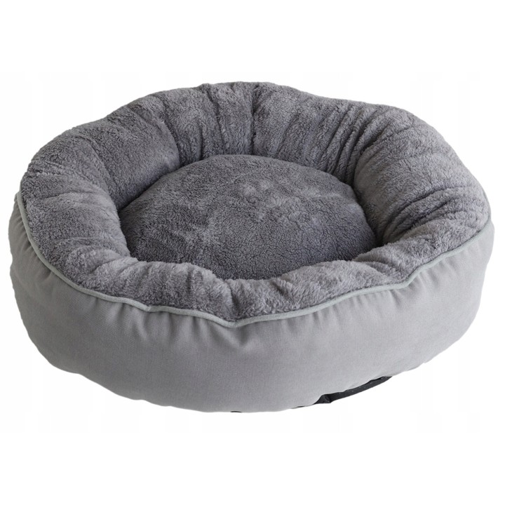 Legowisko dla zwierząt domowych COMFYROUND okrągłe, eleganckie i przytulne ciemny szary M 56x56x13cm do 6 kg UNIQ PETS