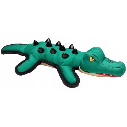 UNIQ PETS ZABAWKA SQUEAKIES Zielony krokodyl z piszczałką 39,2x18x7,8cm
