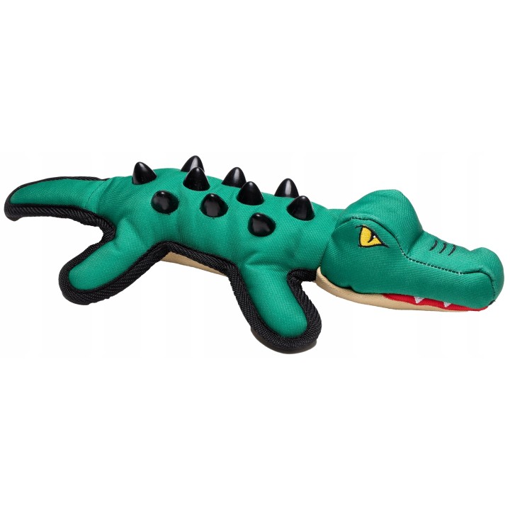 UNIQ PETS ZABAWKA SQUEAKIES Zielony krokodyl z piszczałką 39,2x18x7,8cm
