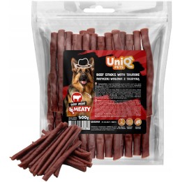 Pałeczki dla psa paluszki wołowe z tauryną 500g Uniq Pets