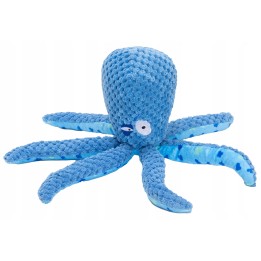 UNIQ PETS ZABAWKA SQUEAKIES Niebieska ośmiornica z piszczałką 27,6×9,4×5,9cm