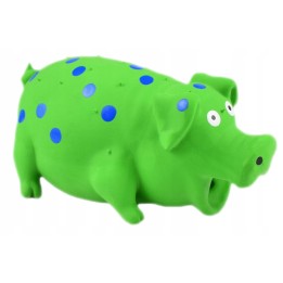 UNIQ PETS Lateksowa zabawka dla psa SQUEAKIES świnka z piszczałką 18 cm