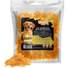 Smaczki dla psa kurczak miękkie fileciki z kurczakiem 500g Uniq Pets