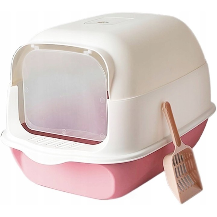 Kuweta dla kota duza zamknieta + łopatka COMFORT 50x35x33cm