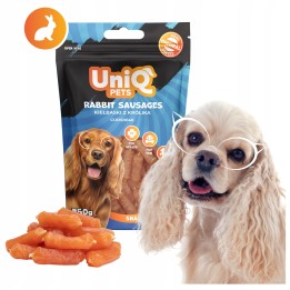 Kiełbaski dla psa z królika 250g Uniq Pets