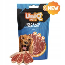 UNIQ PETS PRZYSMAKI DLA PSA WAGGI 80g sushi z kaczki w kształcie kropli