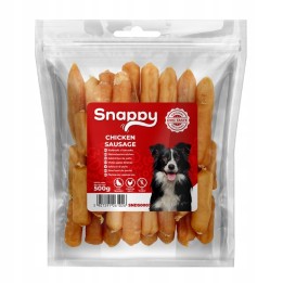 Kielbaski z kurczaka dla psa - przysmak naturalny 500g SNAPPY