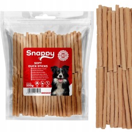 Pałeczki z kaczki dla psa - miękki przysmak dla psa 500g SNAPPY