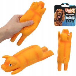 UNIQ PETS ZABAWKA DLA PSA SQUEAKIES świnka z piszczałką 23cm