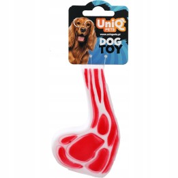 UNIQ PETS zabawka dla psa winylowy stek piszczałką 14cm