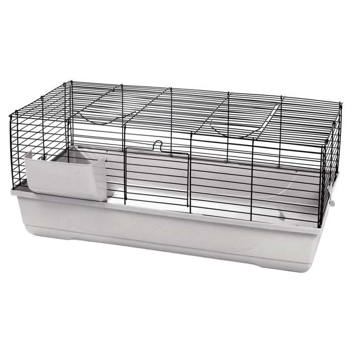 Klatka dla gryzoni i małych zwierząt duża szara BALDO 100 FLAT 99x53x42cm