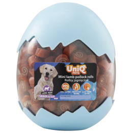 UNIQ PETS DOG SNACK&SIP SNIFFY 400g pod rollsy jagnięcina