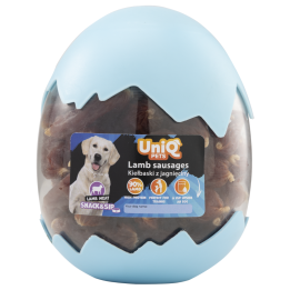 UNIQ PETS DOG SNACK&SIP SNIFFY 400g pod kiełbaski z jagnięciny