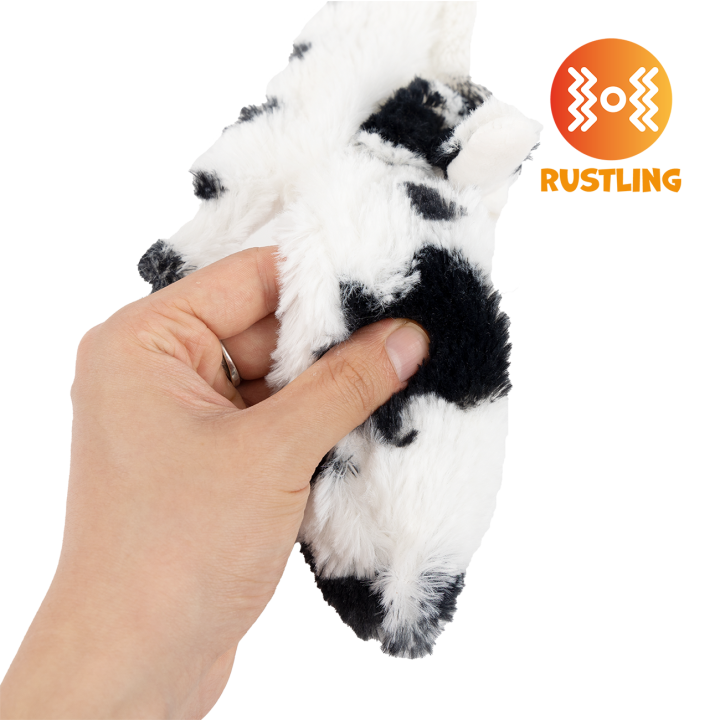 UNIQ PETS PLUSZOWA ZABAWKA DLA PSA SQUEAKIES średnia krowa z piszczałką 45x10cm