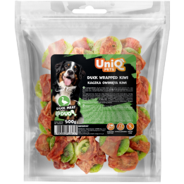 Przysmaki dla psa kaczka z kiwi 500g UNIQ PETS