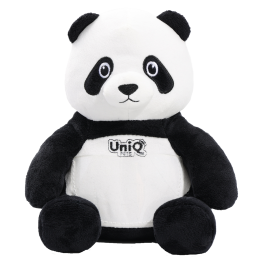 UNIQ PETS PLUSZOWA ZABAWKA DLA PSA SNIFFIES duża panda z piszczałką, 23,3×19,3 cm