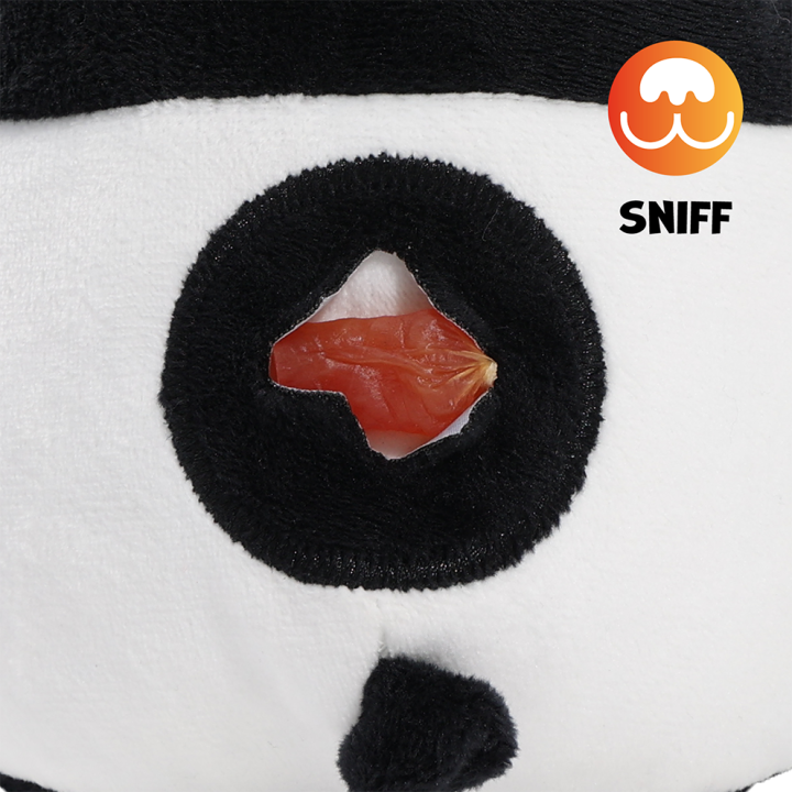 UNIQ PETS PLUSZOWA ZABAWKA DLA PSA SNIFFIES duża panda z piszczałką, 23,3×19,3 cm