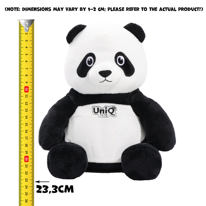 UNIQ PETS PLUSZOWA ZABAWKA DLA PSA SNIFFIES duża panda z piszczałką, 23,3×19,3 cm