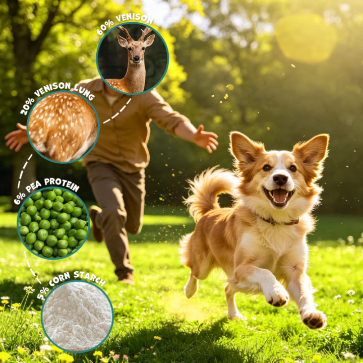 UNIQ PETS PRZYSMAKI DLA PSA MEATY 500g filety z dziczyzny z chrząstką