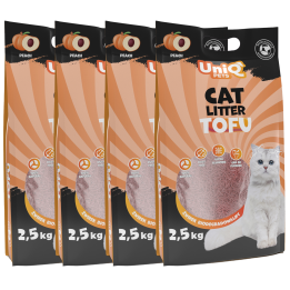 UNIQ PETS Żwirek tofu dla kota brzoskwinia biodegradowalny