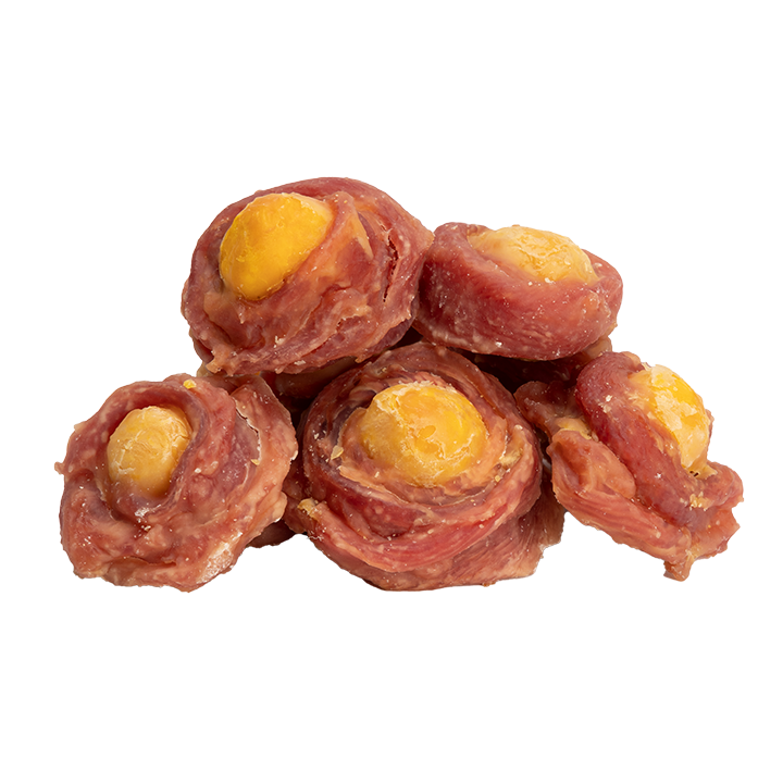 Pawfect Bites przysmaki dla psa 250g zawijasy z kaczki i żółtka