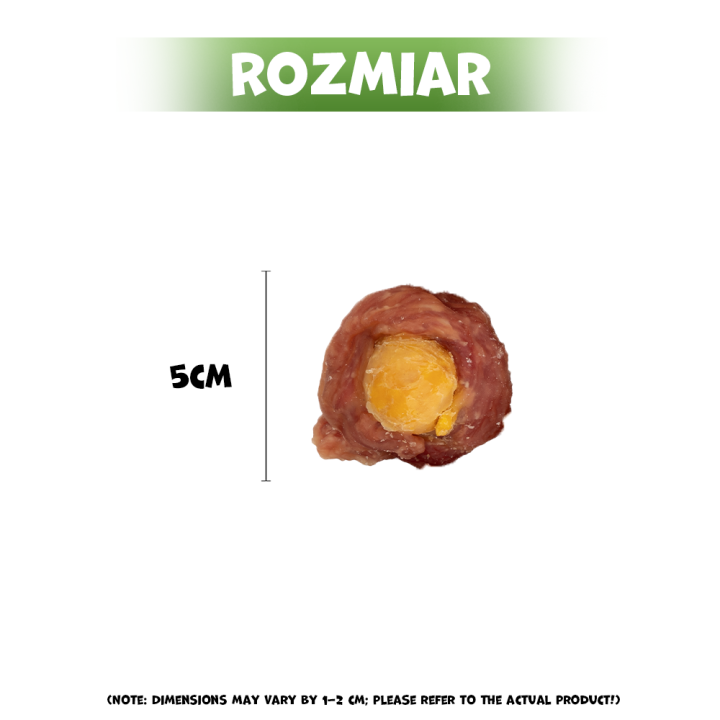 Pawfect Bites przysmaki dla psa 250g zawijasy z kaczki i żółtka