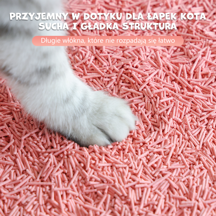 UNIQ PETS Żwirek tofu dla kota brzoskwinia biodegradowalny