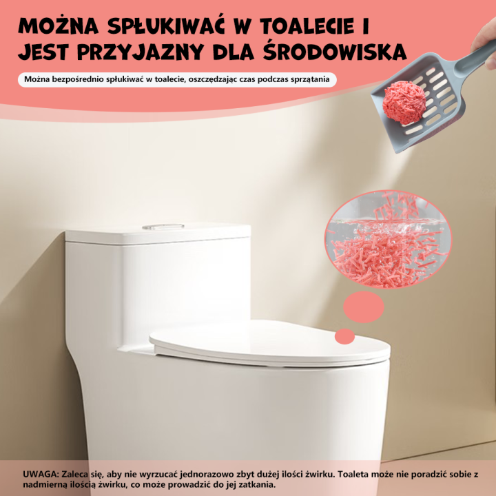 UNIQ PETS Żwirek tofu dla kota brzoskwinia biodegradowalny
