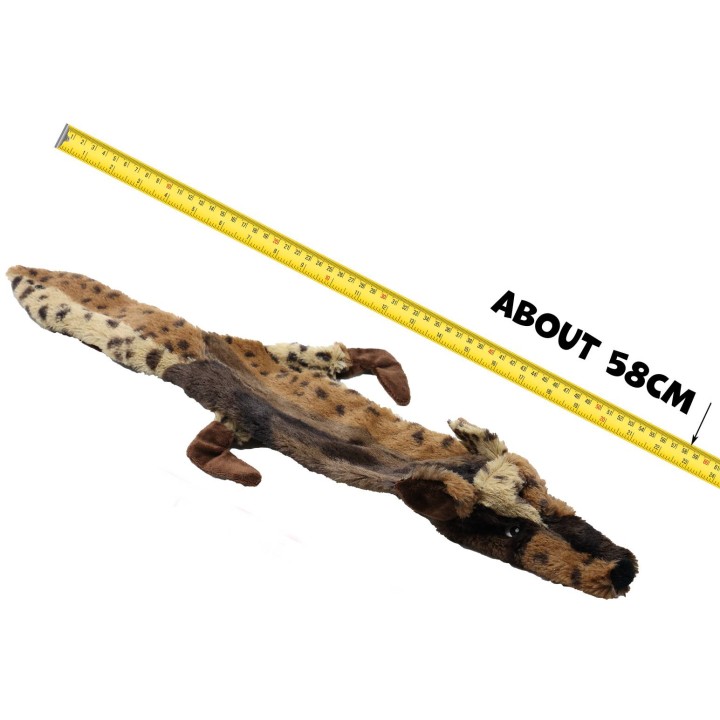 UNIQ PETS Pluszowa zabawka dla psa szeleszczący zwierzak długi 58×31 cm