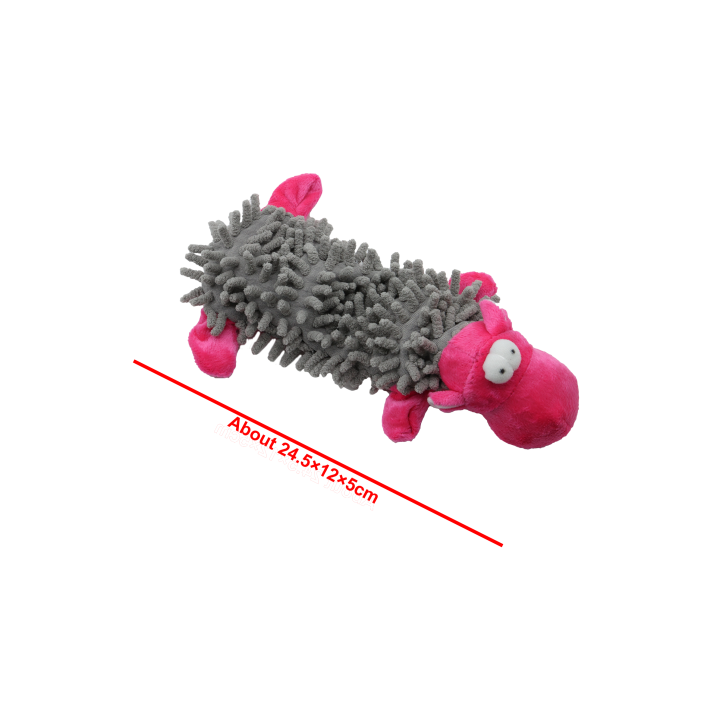 Zabawka dla psa szeleszczący zwierzak z piszczałką 24,5×12 cm