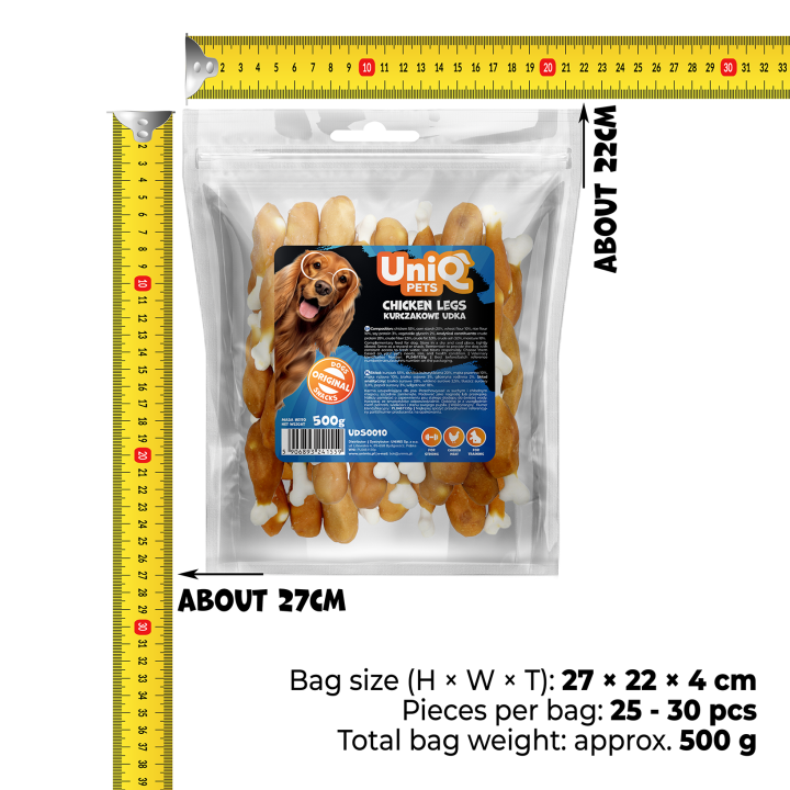 Udka z kurczaka dla psa 500g Uniq Pets