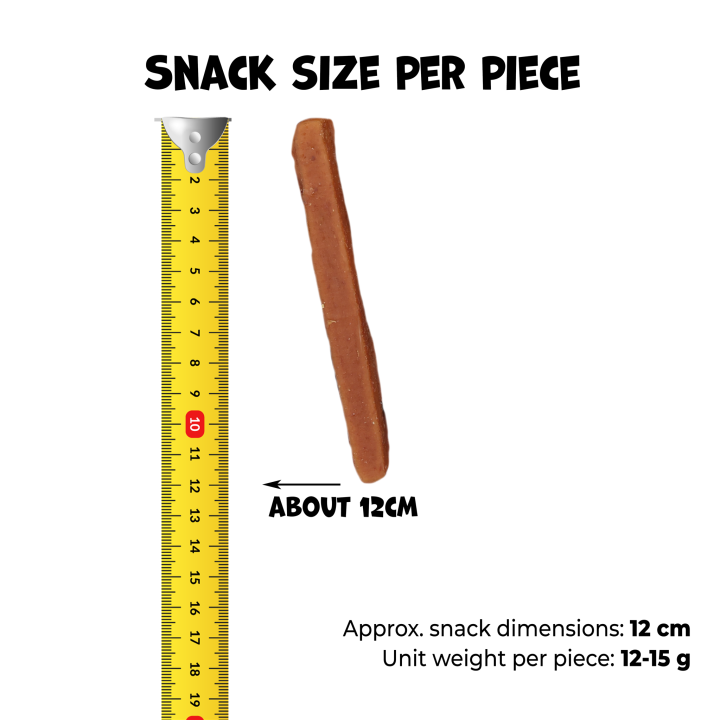 Miekkie paski krolik przysmaki dla psa 500g Uniq Pets