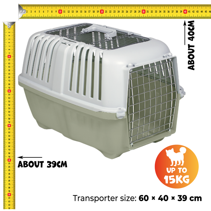 Transporter dla zwierząt PRATIKO 3 OPEN 60x40x39cm