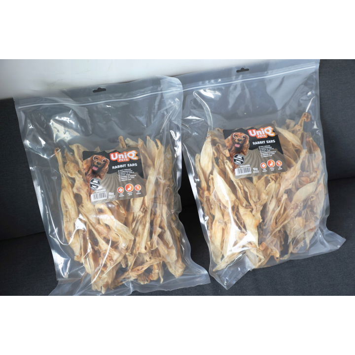 Uszy królicze przysmaki dla psa 1000g UNIQ PETS