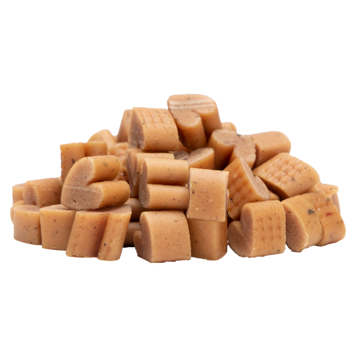 UNIQ PETS przysmaki dla kota hairball miękkie serca z kurczakem 50g