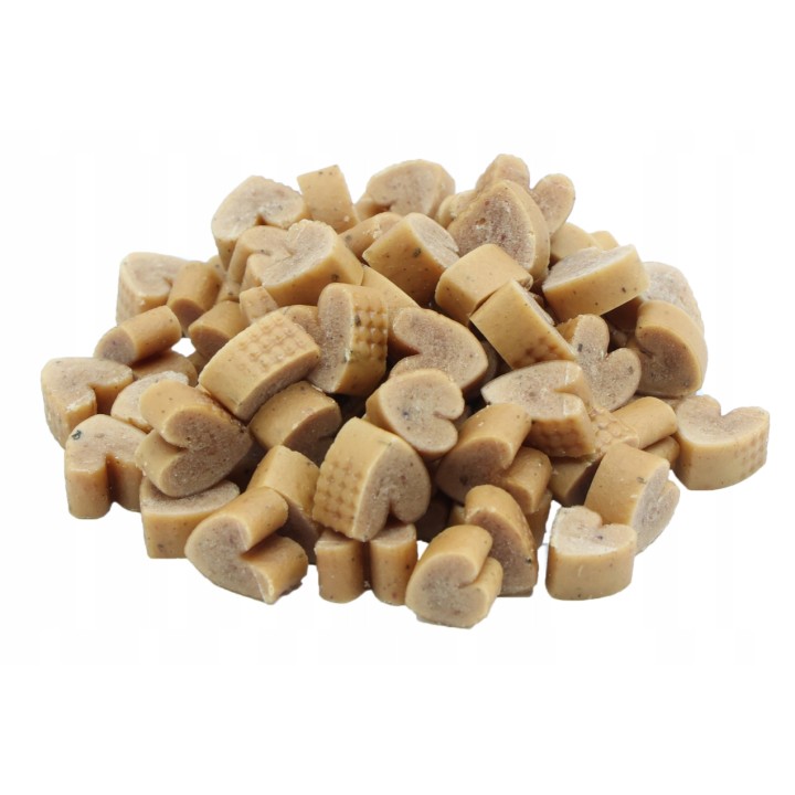 UNIQ PETS przysmaki dla kota hairball miękkie serca z kurczakem 50g