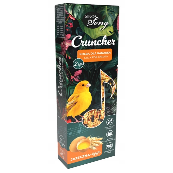 SING&SONG CRUNCHER przysmak dla kanarka jajeczny 85g