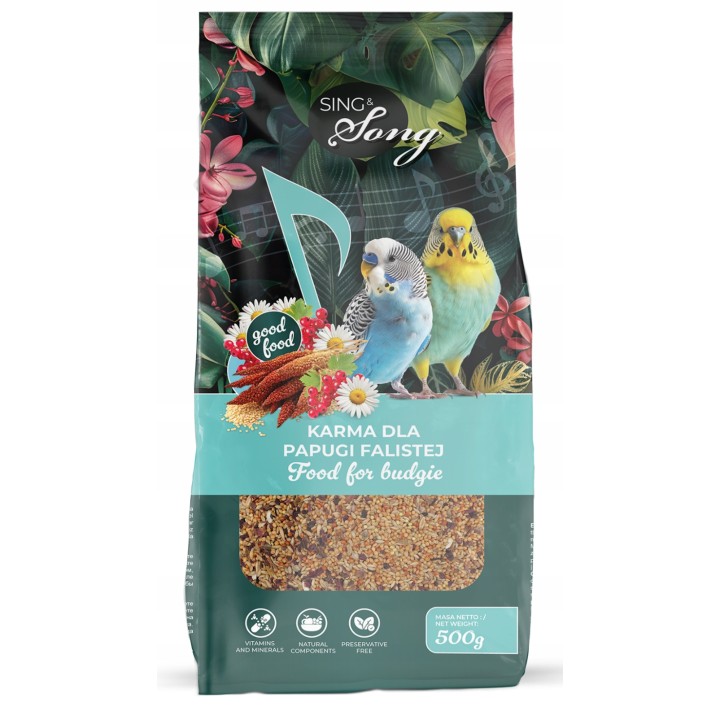 SING&SONG Karma dla papugi falistej 500g
