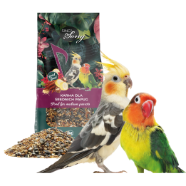 SING&SONG Karma dla średnich papug 500g